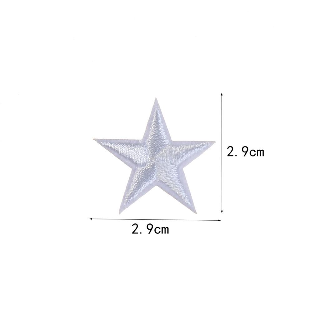 Repair Clothing Patch 10 Pcs Little Star Embroidered Iron On Patches Sew On Fabric Applique DIY Clothes Decoration