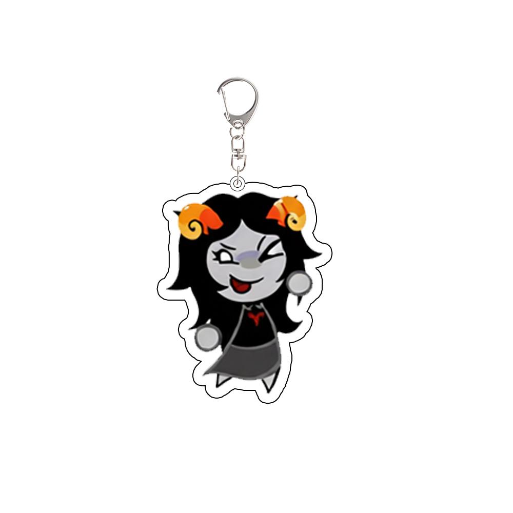 Game Roxy Lalonde Dirk Strider Jake English Jane Crocker Rose Lalonde Dave Strider Acrylic Keychain Backpack Accessories Gift