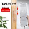 Wall-Mount Power Strip Holder: Strong Adhesive, No-Punch, Double-Sided Velcro Fastener for Routers and Sockets