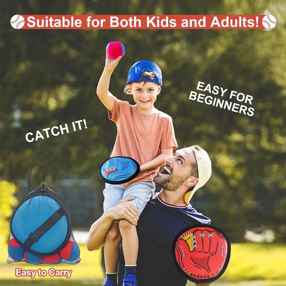 Creative Throwing Ball Toy Ball Racket Children's Outdoor Game Lawn Games