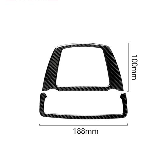 Autocolant interior pentru capacul lămpii de citire din fibră de carbon pentru Bmw Seria 5 F10 5Gt