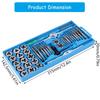 40pc Robust Threading Set Effective Tap And Die Set For Precision Threading In Metalworking And DIY Projects