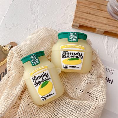 Limonade Niedliche Kopfhörerhülle für AirPods Pro 2 Hülle Silikonhülle für Airpods 1 2 Hülle Kreative Stoßfeste Hülle für Airpods 3