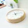 KATOMOKU Muku Clock 13 Hinoki Wall Continuous Second 30cm km-104HI Clock, Hand, (Radio-controlled)