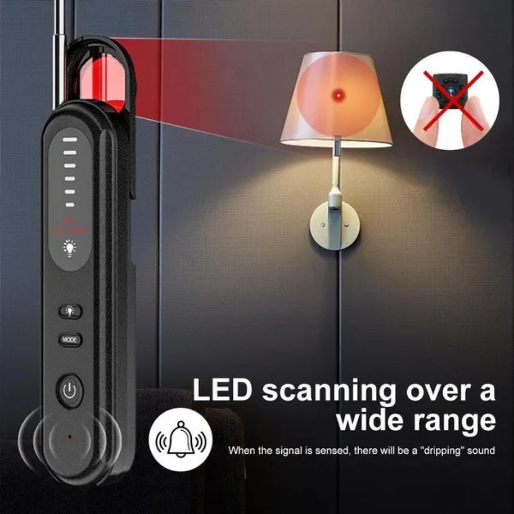 1PC Hidden-Camera-Detectors, Anti-Spy Camera Detector Bug Detector GPS Tracker RF Signal Scanner Listening Devices Finder