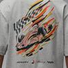 Jordan T Shirts Men's Heather Gray/Black Crew Neck Moderate IF0783-050