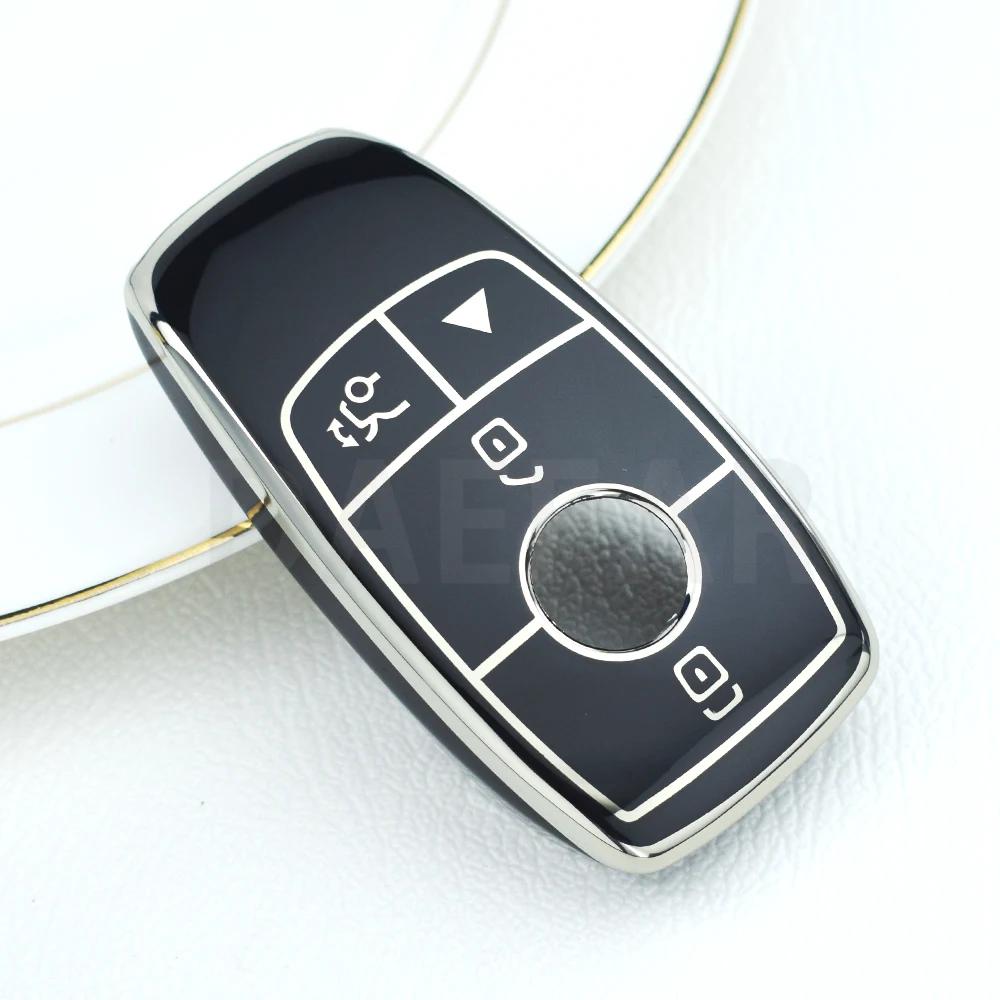 For Mercedes Benz A C E S G Class GLC CLE CLA W177 W205 W213 W222 X167 AMG TPU Car Remote Key Case Cover Shell Accessories
