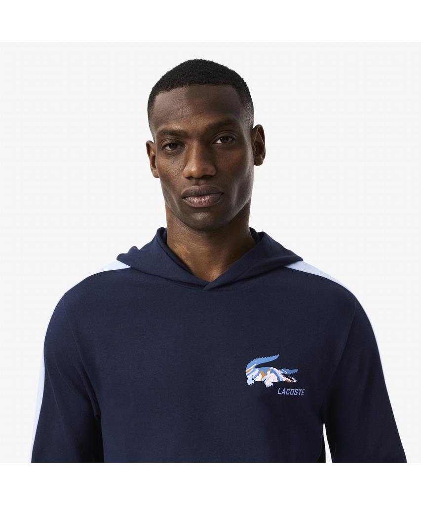 Lacoste Men'S Basic Seasonal Logo Zip-Up Hoodie Sh4980-55N Ait