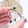 50/100Pcs Sturdy Loose Leaf Ring Assorted Sizes Paper Binder Ring  Binding Supplies