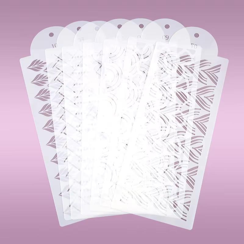 Fondant Cake Mesh Stencil Stamps Stencils Embossing For Decorating Tool Plastic Spray Mold Cookies Chocolate Drawing Painting