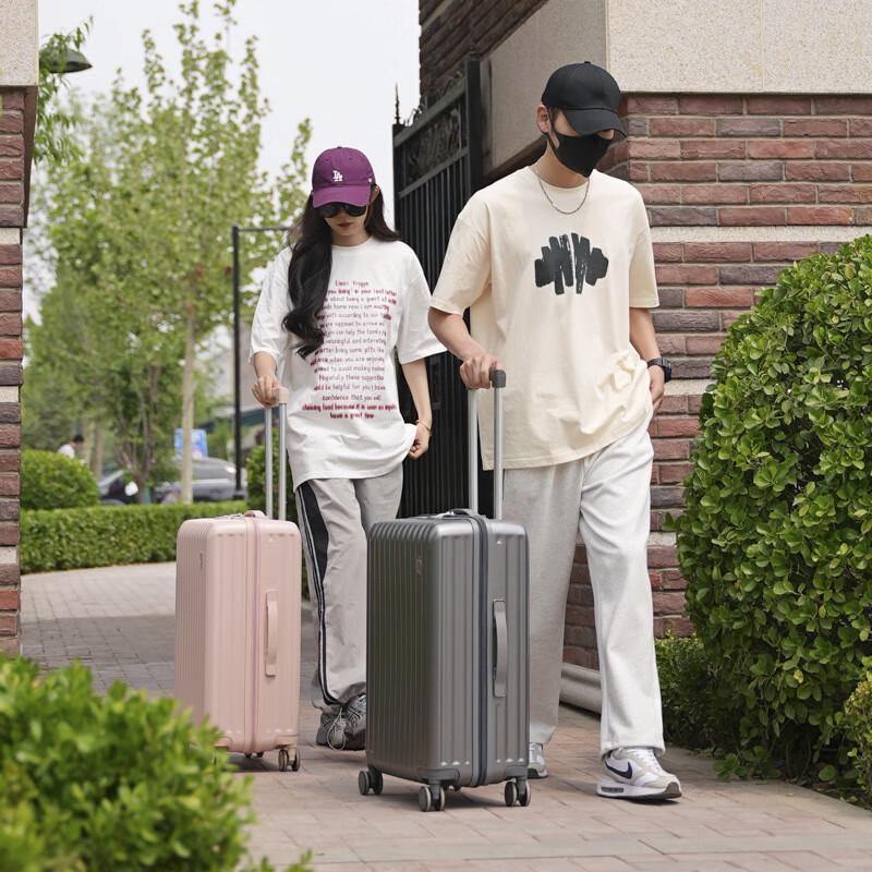 Fashion Zipper Luggage with Universal Wheels