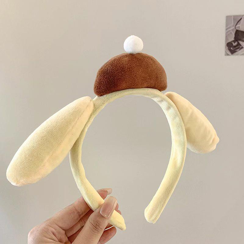 

Бархатная повязка на голову с бантом для женщин, большие кроличьи ушки, милая, кавайная, с перекрещенным узлом, обруч для волос, аксессуары для волос для девочек