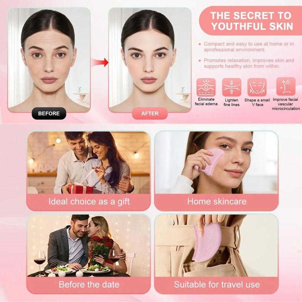 Silicone Material Silicone Facial Massager Anti-Puffiness Facial Sculpting Tool  Facial Care