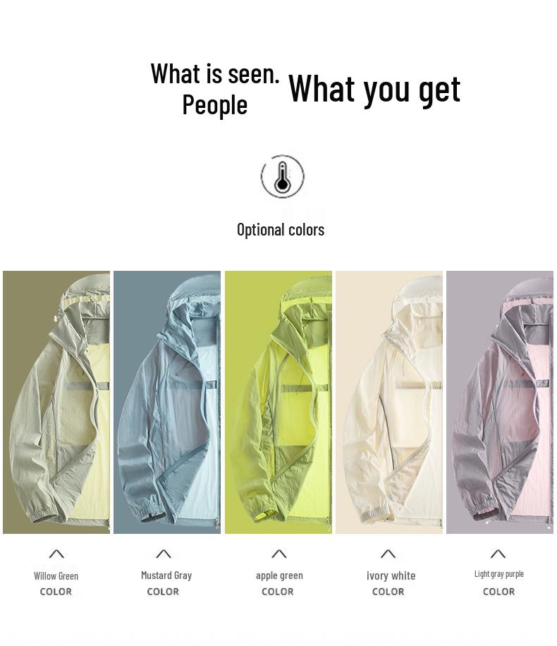 Unisex Anti-UV Windproof Nylon Jacket for Mountain Climbing - Lightweight Summer Sun Protection