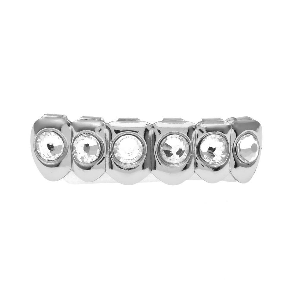 Factory Direct Jewelry Braces Diamond Plated Rap Braces Teeth Grills
