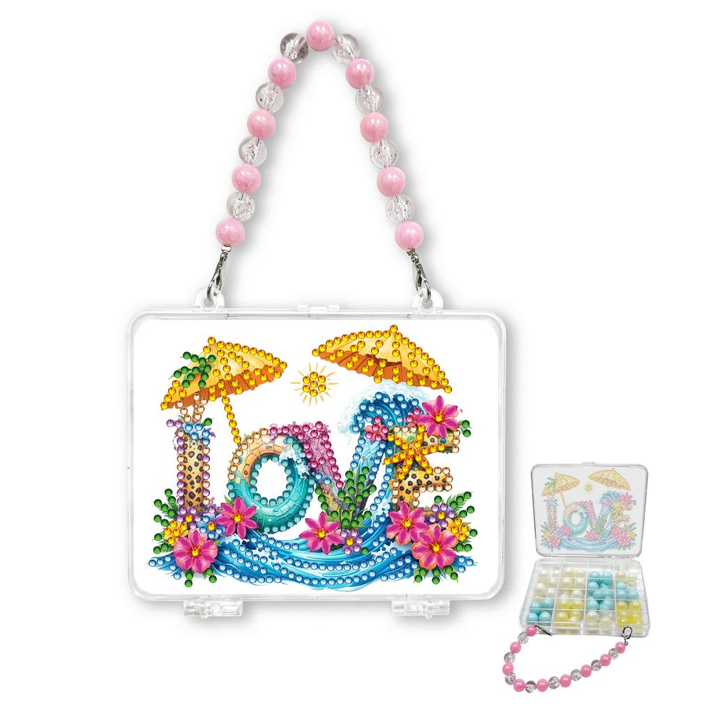 DIY Diamantmalerei Perlen Aufbewahrungsbox Große Kapazität Diamanten Plateau Aufbewahrungskoffer Perlenflaschen Aufbewahrung Handtasche Perlen Organizer