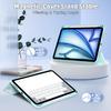 Leather Case Tri-Fold Stand For iPad Air 11 (2025)/(2024)/Air (2022)/(2020)/Pro 11 (2022)/(2021)/(2020)/(2018)