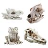 Frog Skeleton Ornament, Outdoor Patio Desktop Decor, Resin Carved Realistic Bone Texture Halloween Figure
