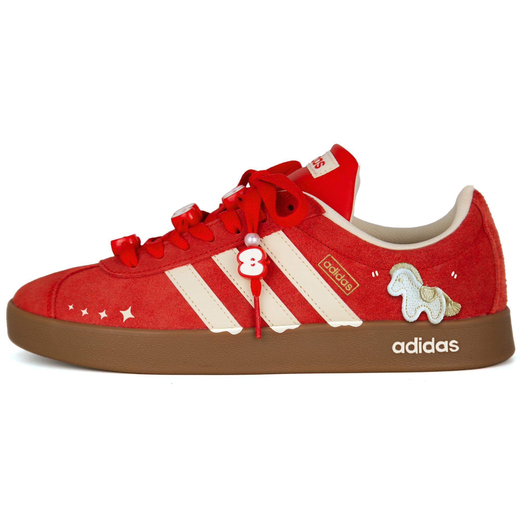 

Adidas Vl Court Classic Year Model, Pentium Pony Abrasion Resistant Abrasion Resistant Low top Skateboard Shoes Unisex KK3774(Team1664-) 40