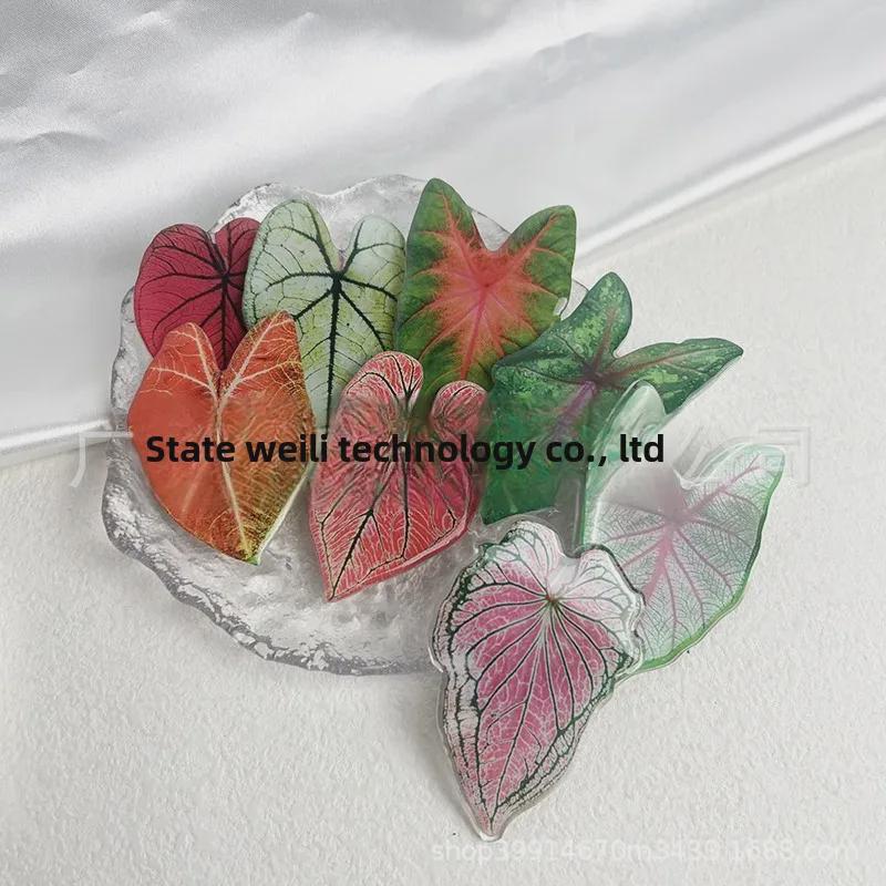 Tropical Leaf Acrylic Refrigerator Magnet - Creative Home Décor