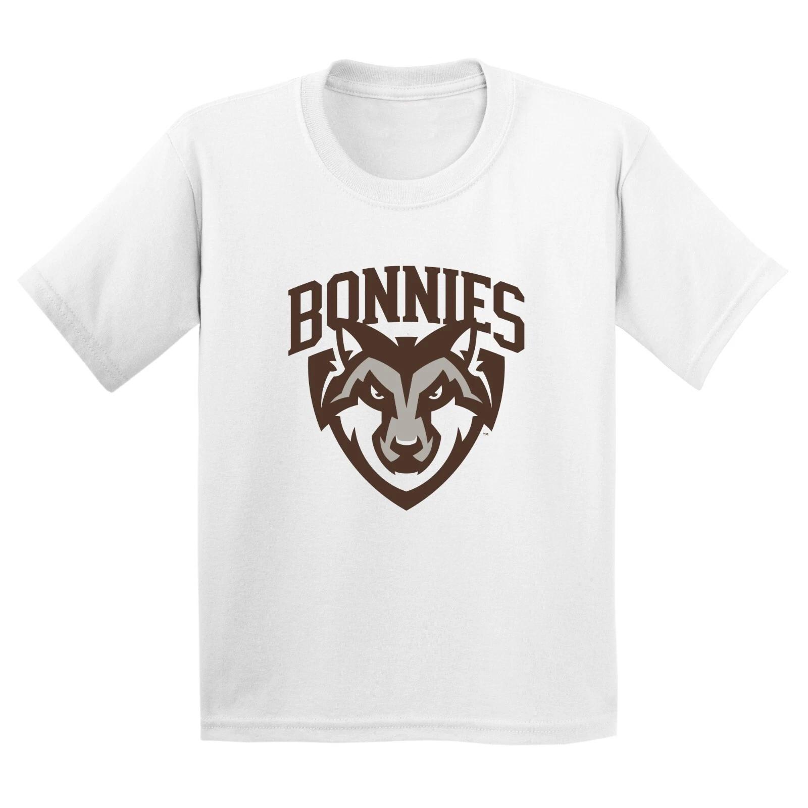 St. Bonaventure Bonnies Primary Logo Youth T Shirt - White L