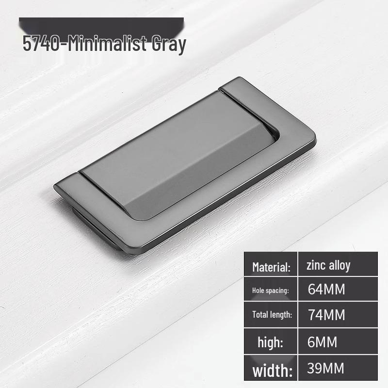 Moderner europäischer Stil, unsichtbarer Schrankgriff ohne Bohren