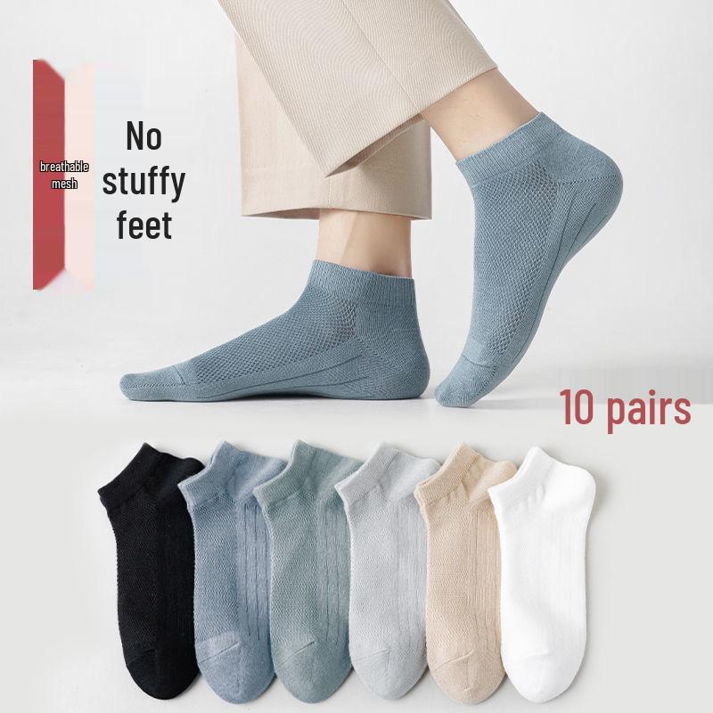 5 Pairs of Black and White Striped Mid-Calf Socks: Autumn/Winter Korean-Inspired Academy Style