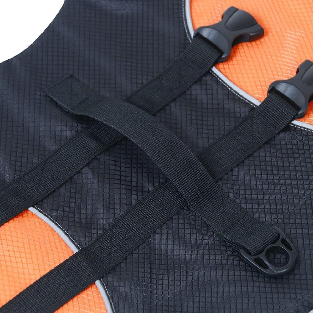 Reflective Dog Life Jacket Enhanced Buoyancy Dog Swimming Suit Pet Safety Vest  Summer Vacation