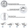NINDEJIN Metric Button Head Socket Cap Screw Bolts & Flat Washers & Nuts Assortment Kit M2 M3 M4 M5 Stainless Steel Machine Screws Set and Wrench,