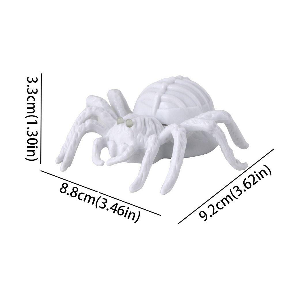 Scary Halloween Glowing Spiders Light Waterproof LED Spiders Light  Haunted House