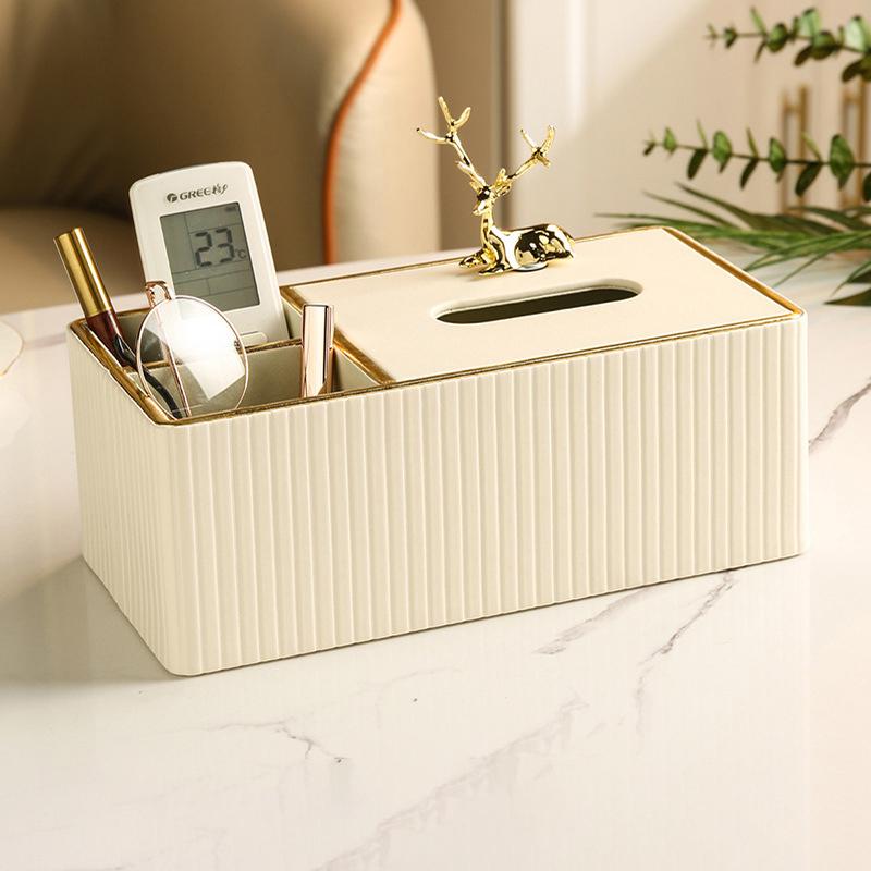 Boîte à mouchoirs salon haut de gamme, boîte en papier Simple et moderne, Table basse créative, boîte de rangement avec télécommande de bureau