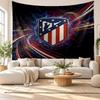 Atletico Madrid Wall Tapestry, Soft Fabric Wall Hanging, Decorative Backdrop For Bedroom Home Wall Art