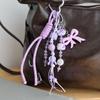 Trendy Baseball Keychain Couple Set Stylish Braided Keyring For Purse Decoration Unisex Everyday Carry Pendant