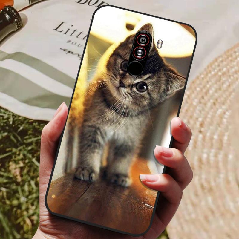 For xiaomi mi pocophone f1 Case Silicon Back Cover Phone Case for xiaomi poco F1 Cases Pocofone F1 6.18 inch Soft bumper coque
