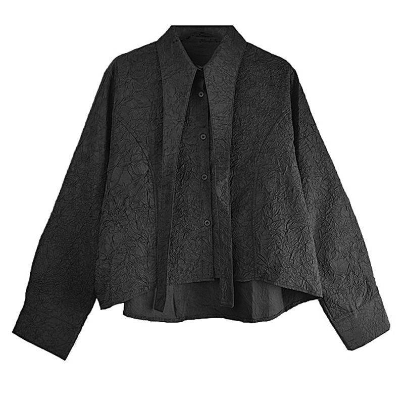 

XITAO свободная нестандартная женская рубашка GJ1068 One Size чёрный