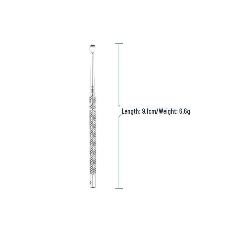 Stainless Steel Double-Headed Spring Ear Cleaner Tool
