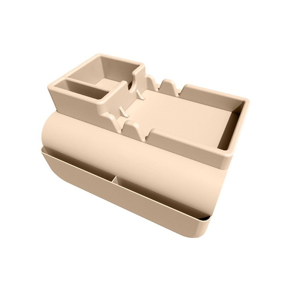 

Non-Slip Sofa Hanging Storage Bag Silicone Armrest Cup Holder Durable Couch Mini Table Snack абрикосовий