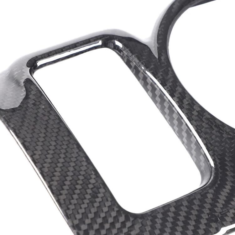 Dry Carbon Fiber for 2009 to 2020 Nissan 370Z Z34 Center Console Cup Holder Decorative Frame, nissan 370z Carbon Fiber Interior