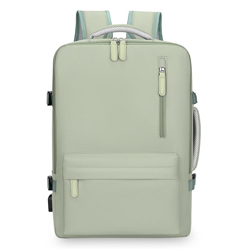 Durable Large-Capacity Multi-Compartment Laptop Backpack for Travel, Rechargeable & Lightweight