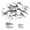 20pcs Stainless Steel Pearl Pendants Connectors Clasps 9.5mm PVD Never Fade Fasteners Pinch Clip For Diy Necklace Jewelry Making