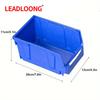 Plastic Stackable Storage Bins Screw Storage Boxes Stackable Bin Parts Organizer Garage Storage Bins (9pcs)