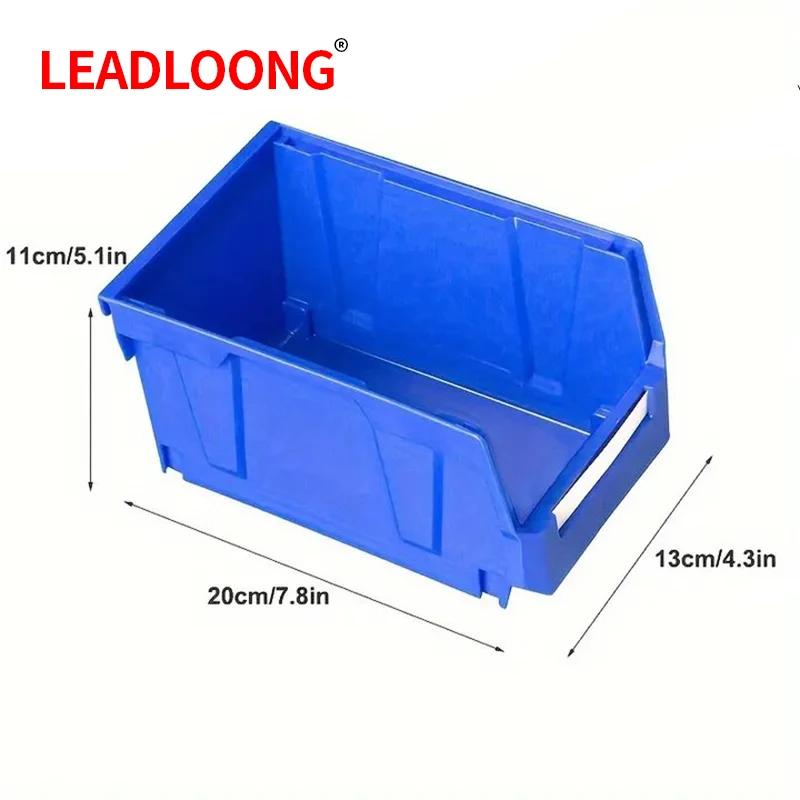 Plastic Stackable Storage Bins Screw Storage Boxes Stackable Bin Parts Organizer Garage Storage Bins (9pcs)