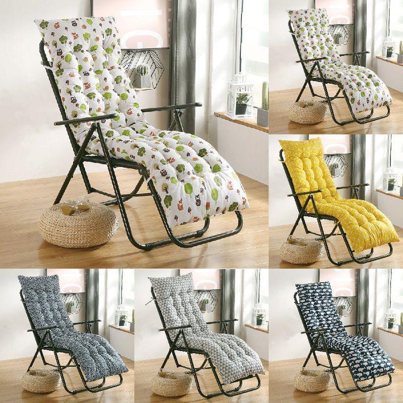 Nordischer Print Hohe Rückenlehne Stuhlkissen für Terrasse und Garten zum Entspannen Dicker und bequemer