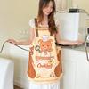 Rilakkuma Uroczy Niedźwiedź Fartuch Z Regulowanym Paskiem Na Szyję Olejoodporny Wodoodporny Ręcznik Do Rąk Kawaii Do Gotowania Pieczenia Mężczyźni Kobiety Dziewczynka Chłopiec