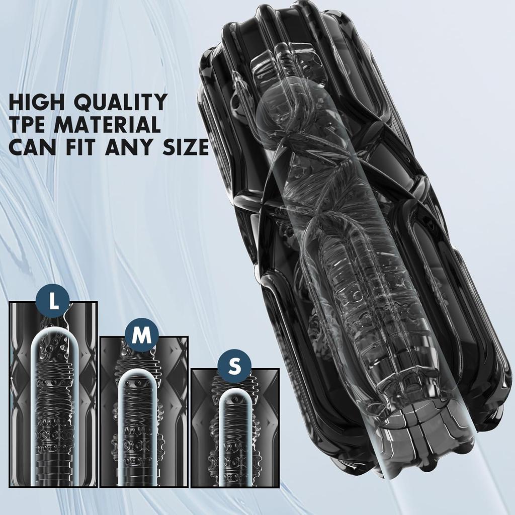 Male Masturbator Pocket Pussy Realistic Male Sex Toys 3D Faux Pocket Masturbator Soft and Reusable Stretchy Pocket Pussy