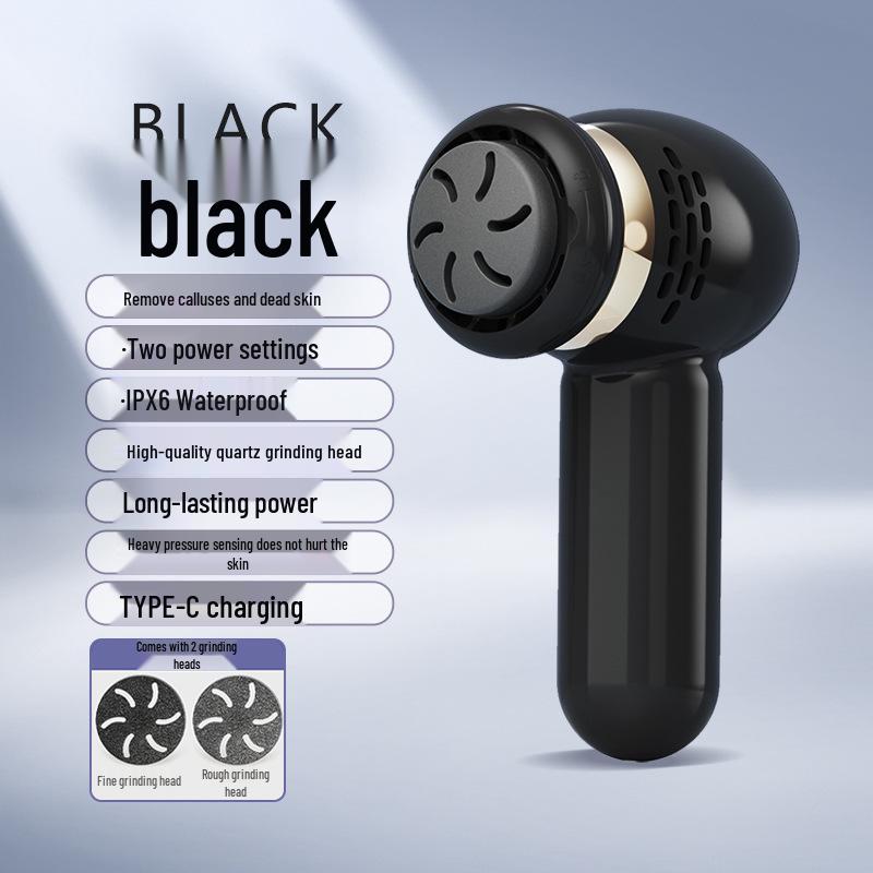 Portable Electric Waterproof Foot File & Callus Remover with LCD Display for Home Pedicures