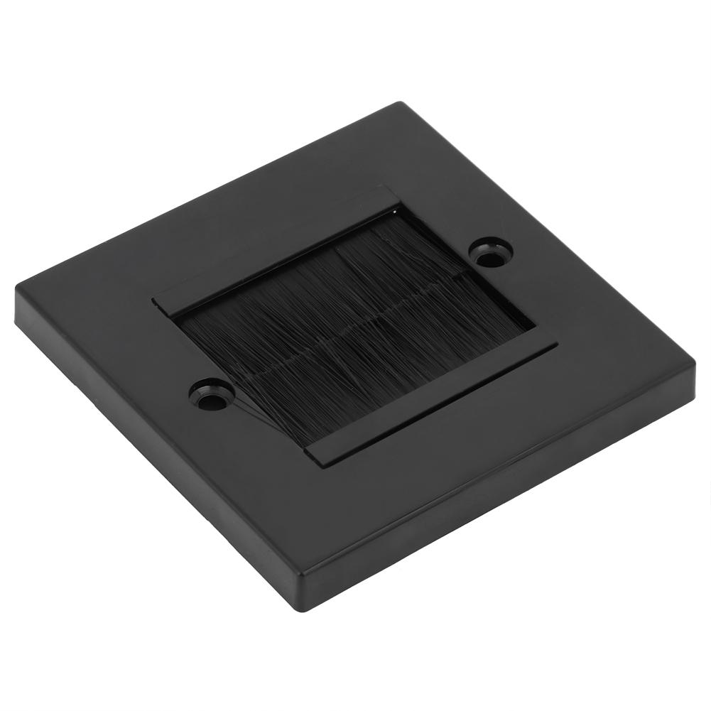 Dust Prevention Brush Cable Wall Plate Port Insert Cover Outlet Mount Panel