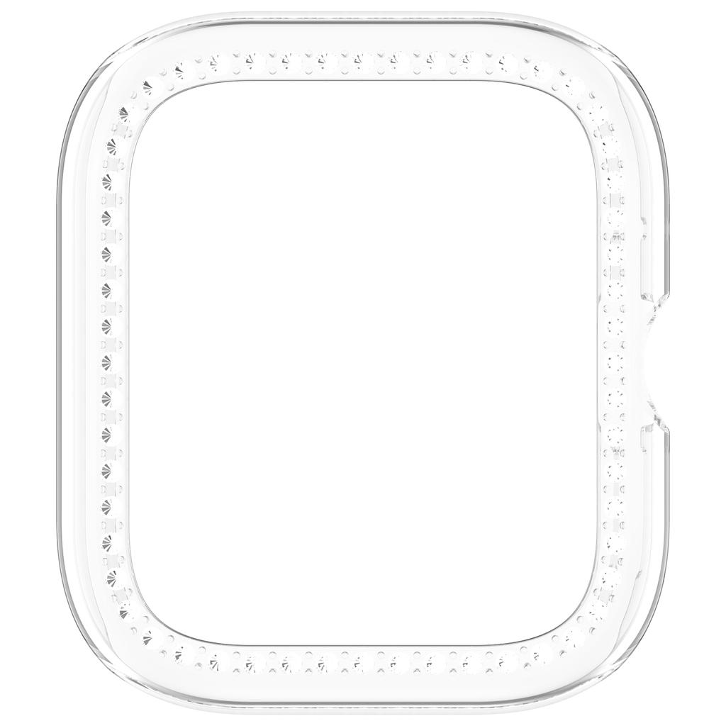 For vivo Watch GT/iQOO Watch GT Clear Watch Case Rhinestone Decorative Hollow Design PC Watch Cover