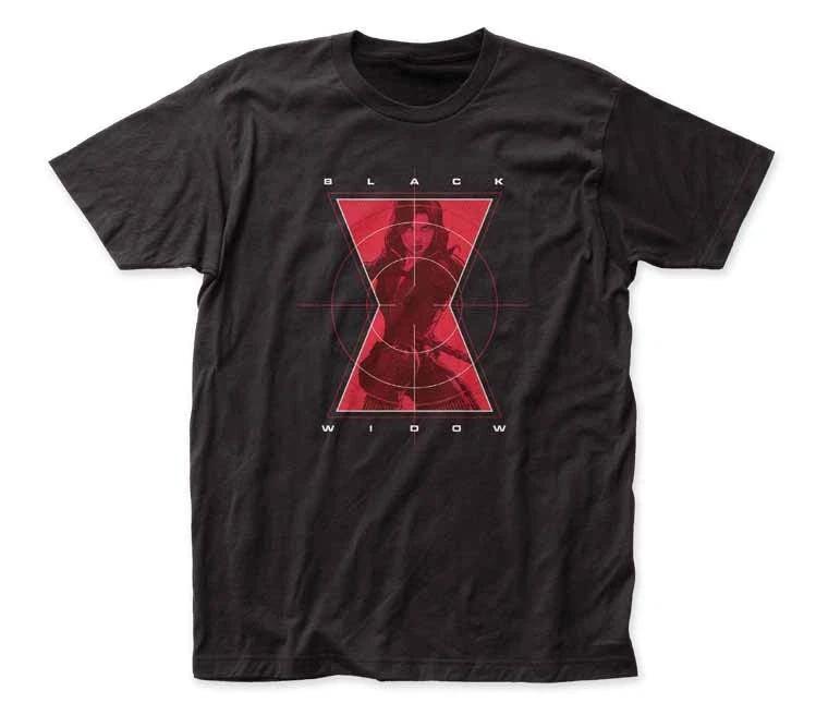 Black Widow Movie Crosshairs Marvel  T Shirt 100