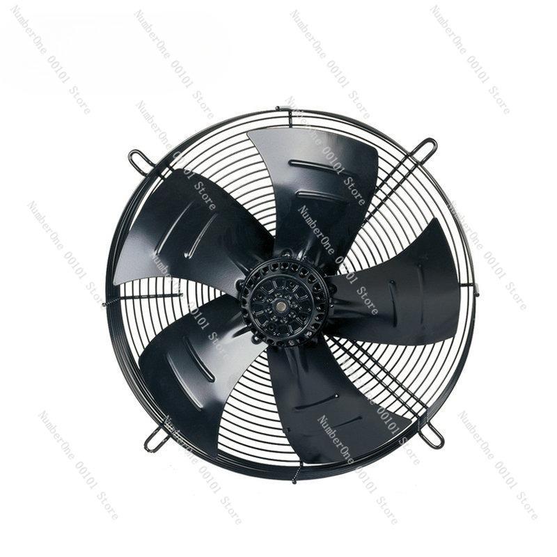 External Rotor Axial Flow Fan with Mesh Cover,Cooling Unit Condenser Fan,Durable Industrial Fan for Refrigeration Option 1